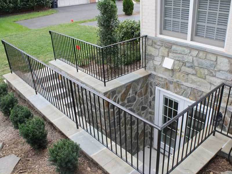 Basement Entrances Photo Gallery, Outdoor Gate For Basement Stairs