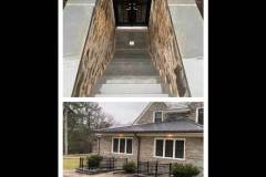 Basement Exit/Entrance Door & Stonework