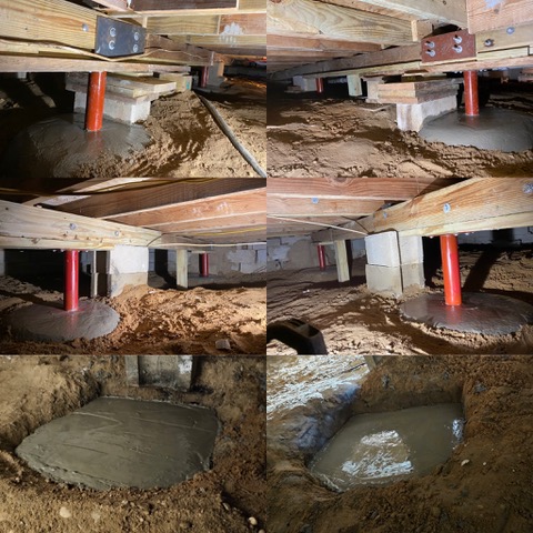Crawl Space Structural Repair Project Completed by Our Jersey Shore Office in Villas, NJ
