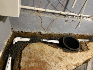 Entire Perimeter Basement and Crawl Space Waterproofing System Completed in Villanova, PA